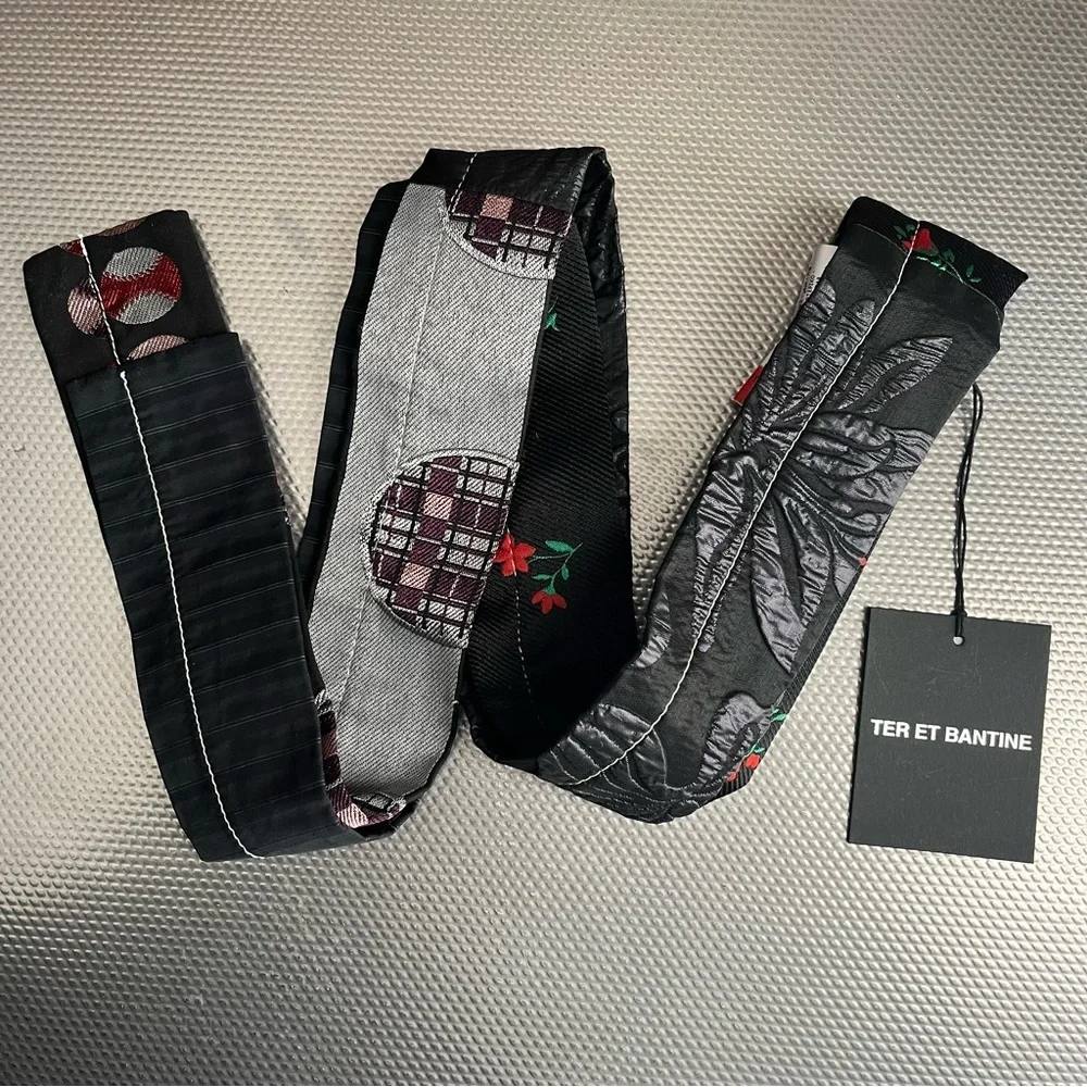 Ter Et Banting jacquard wrap belt